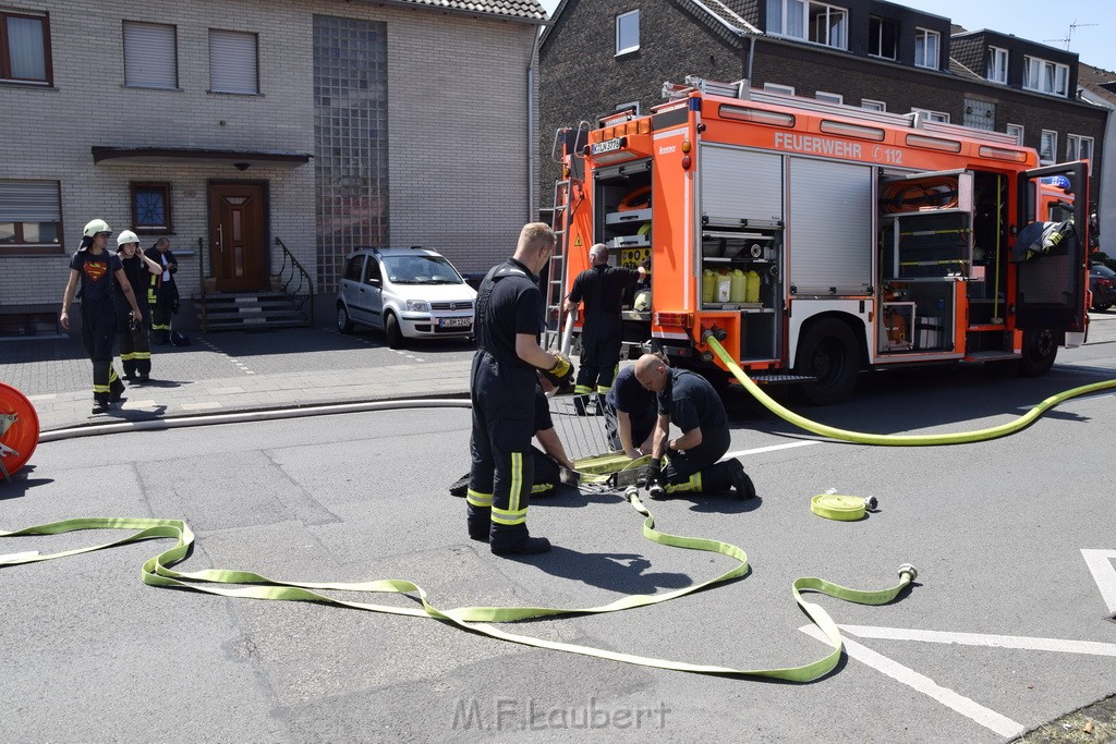 Feuer 1 Koeln Porz Grengel Waldstr P050.JPG - Miklos Laubert